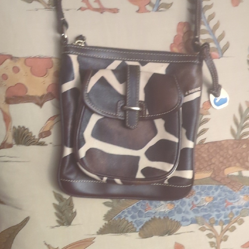 Giraffe Print Crossbody Bag